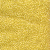 Miyuki Delica - Size 11 - Matte Pale Yellow AB - 5 g