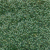 Miyuki Delica - Size 11 - Sparkling Lt Green Lined Topaz - 5 g