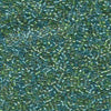 Miyuki Delica - Size 11 - Lined Aqua - Teal Mix - 5 g
