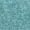 Miyuki Delica - Size 11 - Matte Transparent Caribbean Teal AB - 5 g
