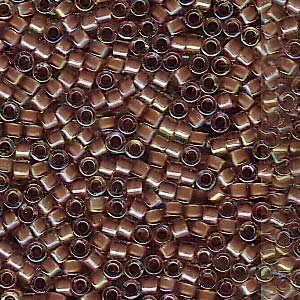 DB-1732 Miyuki Delica - Size 11 - Cocoa-Lined Crystal AB - 5 g