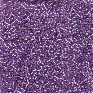 DB-1754  Miyuki Delica - Size 11 - Sparkling Purple-Lined Crystal AB - 5 g
