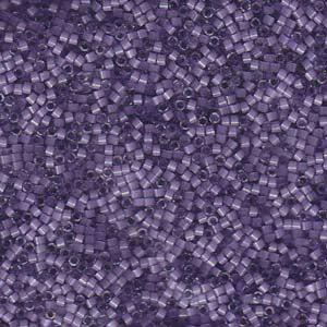 DB-1809 Miyuki Delica - Size 11 - Dyed Lilac Silk Satin - 5 g