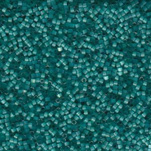 DB-1813 Miyuki Delica - Size 11 - Dyed Lt Green Silk Satin - 5 g