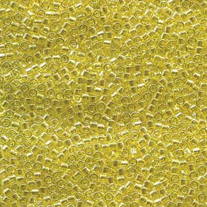 DB-1886 Miyuki Delica - Size 11 - Transparent Yellow Lustre - 5 g