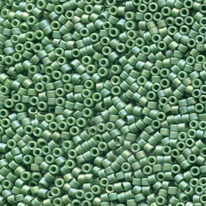 DB-2312 Miyuki Delica - Size 11 - Frost Opaque Glaze Rainbow Shamrock - 5 g
