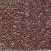Miyuki Delica - Size 11 - Hex-cut - Lined Dark Topaz AB - 5 g