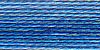 DMC No. 8 Perle Cotton - Colour 93 (blue variegated)  - 10 g ball - 80 m length