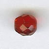 Czech Fire Polished Round - 4 mm - Christmas Red  (eaches)