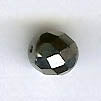 Czech Fire Polished Round - 8 mm - Hematite (eaches)