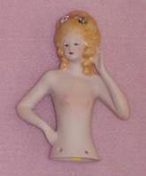 Porcelain Half Doll - Ursula (Large)