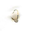 Clamshell (Carlotte Clamp) - End Closure - 3.5 mm - Gold-filled (per pair)