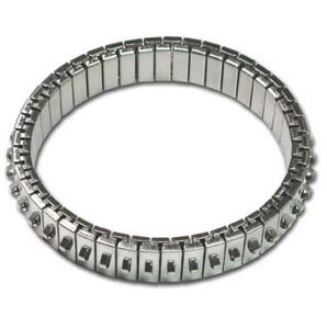 Bracelet Forms for Beading Cha Cha Bracelet approx. 47 mm ID 55 mm OD One Row of Loops N