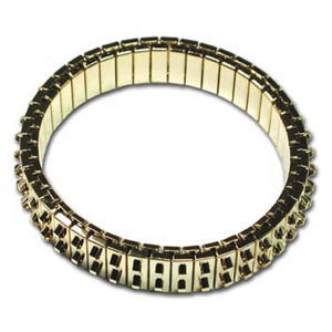 Bracelet Forms (for Beading) - Cha-Cha Bracelet - approx. 47 mm ID & 55 mm OD - Two Row of Loops - G