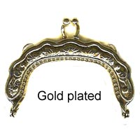 Purse Frame - 60 mm - Round - (suits MM50 - Anlaby Anthea purse) - Gold Plated