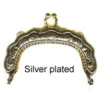 Purse Frame - 60 mm - Round - (suits MM50 - Anlaby Anthea purse) - Silver Plated