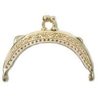 Purse Frame - 2 inch (50 mm) frame (suits Anlaby Emma purse) - Gold Plated