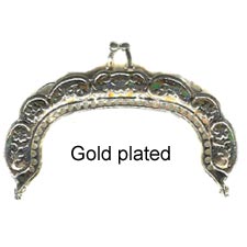 Purse Frame - 80 mm - Round - (suits MM60 - Anlaby Elizabeth purse) - Gold Plated