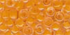 Size 9 Japanese Seed Bead - Fluoro Orange - Colourlined