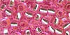 Size 9 Japanese Seed Bead - Pink - Silverlined