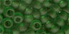 Size 9 Japanese Seed Bead - Green - Transparent Matte