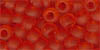 Size 9 Japanese Seed Bead - Red - Transparent Matte