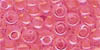 Size 9 Japanese Seed Bead - Hot Pink - Colourlined