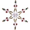 Holiday Ornaments - 10300 series - Starflake (makes 2 ornaments)