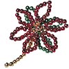 Holiday Ornaments - 10300 series - Poinsettia (makes 2 ornaments)