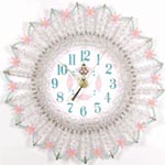 Clocks - Safety Pin Wall Clock