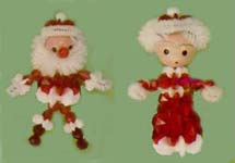 Santa & Mrs Claus - Tiny Santa & Mrs Claus