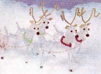 Beaded Christmas Collection - 7700C - 4 Reindeer