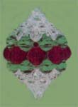 Beaded Christmas Collection - 7700H - Traditional Christmas Ornament - Stripe
