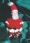 Santa & Mrs Claus - Bead Ribbon Santa