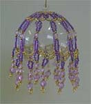 Chandelier-style Ornaments - Isabelle - Purple