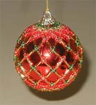 Chandelier-style Ornaments - Suzy (Red, Green and Gold)
