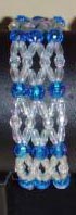 Crystal Rice Bead Stretch Bracelet Kit - Blue