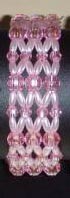 Crystal Rice Bead Stretch Bracelet Kit - Pink