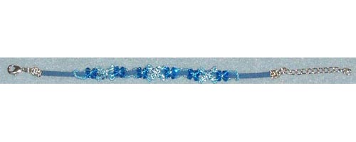 Sue's Bracelet Kit - Blue & Silver