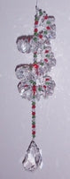Swarovski Octagon Light Catcher - Crystal with Christmas Colours