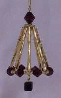 Swarovski Bugle Bead Christmas Tree - Gold