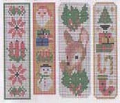 Bookmark Kit - makes all 4 Christmas bookmarks (pattern includes all 4 designs).