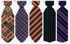 Bookmark Kit - makes 1 tie bookmark (1 = LHS pattern of illustration - pattern includes all 5 design