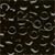 Miyuki Size 15 Seed Bead - Black Opaque - Number 401 - 5 gramme bag
