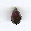 Czech Lead Crystal - Machine-cut Drop - 10 x 6 mm - Dark Amethyst (eaches)