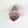 Czech Lead Crystal - Machine-cut Drop - 10 x 6 mm - Light Amethyst (eaches)