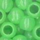 5 x 7 mm (Baby) Acrylic Pony Bead - Colour 58G (Lime Glow-in-the-Dark)
