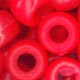 6 x 9 mm Acrylic Pony Bead - Colour 29 (Red Opaque)
