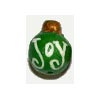 Peruvian Ceramic Bead - Ornaments - Style 8 Green with Joy