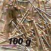 Straight Pin - Lills Pin - 16 mm - Gold coloured - 100 g pack (approx 2400 pins)